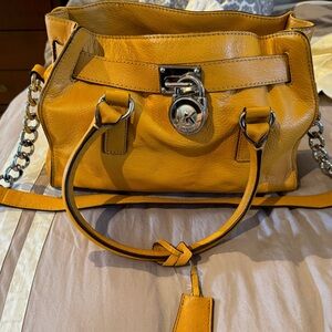 Michael Kors Mustard Colored Purse